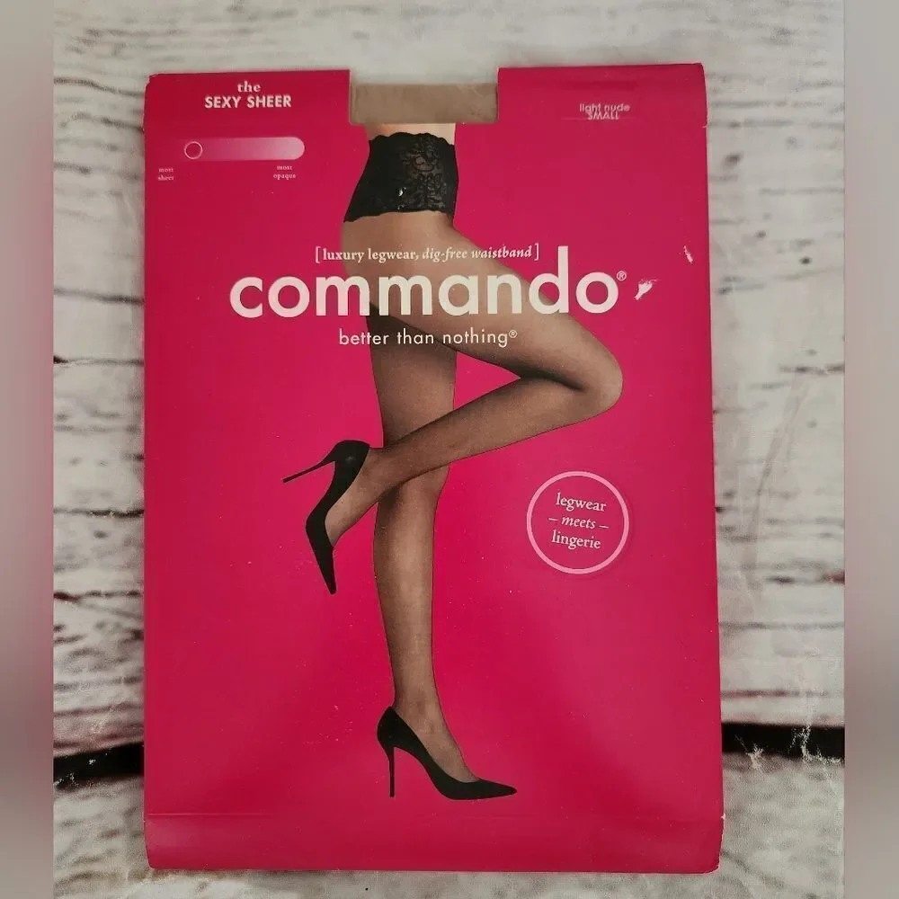 Commando The Sexy Sheer Tights Size Small NWT